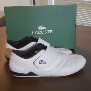 Mens Lacoste velcro shoes